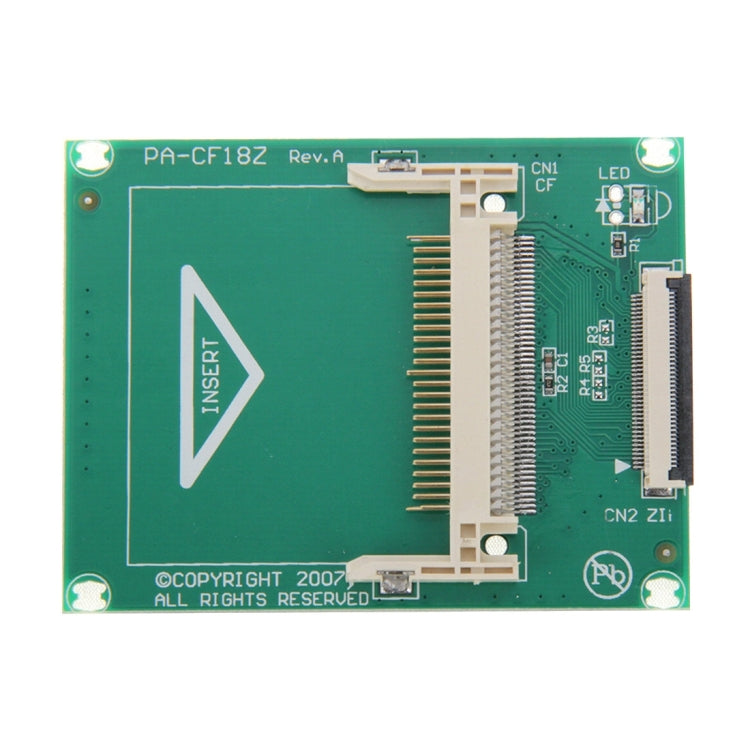 CFカードから1.8インチCE ZIF PATA変換ボードケーブルアダプターカード