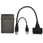 USB 2.0 / USB 3.0からSATAケーブル 2.5インチHDD保護ボックス付き、最大4TB対応速度、USB 3.0からSATA USB(B)付き