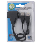 USB 2.0 / USB 3.0からSATAケーブル 2.5インチHDD保護ボックス付き、最大4TB対応速度、USB 3.0からSATA USB(B)付き