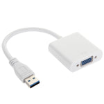 USB 3.0からVGAマルチディスプレイアダプターコンバーター 外付けビデオグラフィックカード、USB 3.0