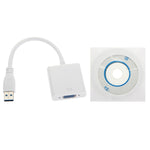 USB 3.0からVGAマルチディスプレイアダプターコンバーター 外付けビデオグラフィックカード、USB 3.0