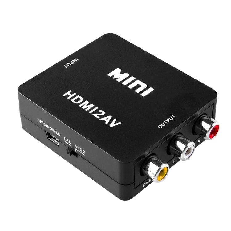 VK-126 ミニHD HDMIからAV/CVBSビデオコンバーターアダプター、HDMIからAV/CVBS
