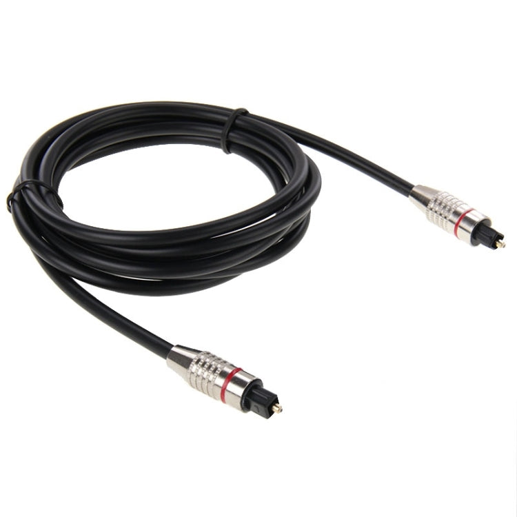 デジタルオーディオ光ファイバーケーブル Toslink オス-オス、外径: 5.0mm、長さ: 2m、2m