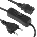 304スイッチ付き3ピンスタイルAC電源コード、長さ：1.2m、304スイッチ付きEUプラグ、1.2m、304スイッチ付き米国プラグ、1.2m