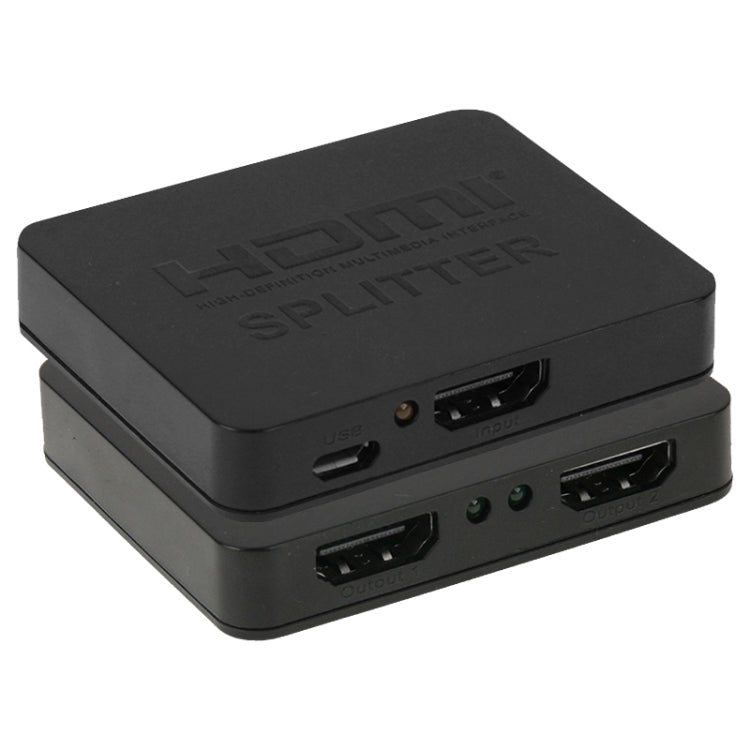 ミニフルHD 4K 1x2 HDMI 3D V1.4bスプリッター、HDTV / STB / DVD / プロジェクター / DVR用、HDMI V1.4b