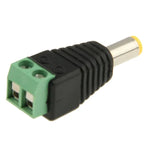 10個セット 緑色 オス DC 5.5 x 2.1mm 電源コネクター、5.5 x 2.1mm