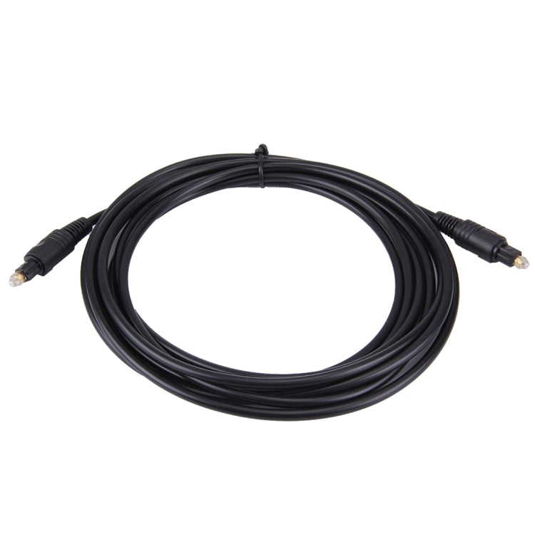 デジタルオーディオ光ファイバーToslinkケーブル、ケーブル長：3m、OD：4.0mm（金メッキ）、3m