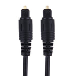 デジタルオーディオ光ファイバーToslinkケーブル、OD：4.0mm（金メッキ）、1.5m