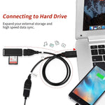USB 2.0 オス to 2ポート USB メスジャックアダプターケーブル パソコン／ノートパソコン用、長さ：約30cm、USB 2.0 AM to 2 USB 2.0 AF
