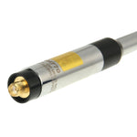 RH770 デュアルバンド 144/430MHz 高利得 SMA-F 伸縮式ハンドヘルドラジオアンテナ トランシーバー用、アンテナ長：93cm