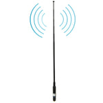RH660S デュアルバンド 144/430MHz 高利得 SMA-F 伸縮式ハンドヘルドラジオアンテナ トランシーバー用、アンテナ長さ: 108.5cm