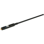 RH660S デュアルバンド 144/430MHz 高利得 SMA-F 伸縮式ハンドヘルドラジオアンテナ トランシーバー用、アンテナ長さ: 108.5cm