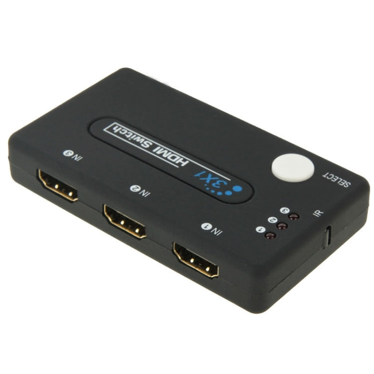 ミニ 3x1 HD 1080P HDMI V1.3 セレクター リモコン付き HDTV / STB / DVD / プロジェクター / DVR用、1x3 HDMI V1.3