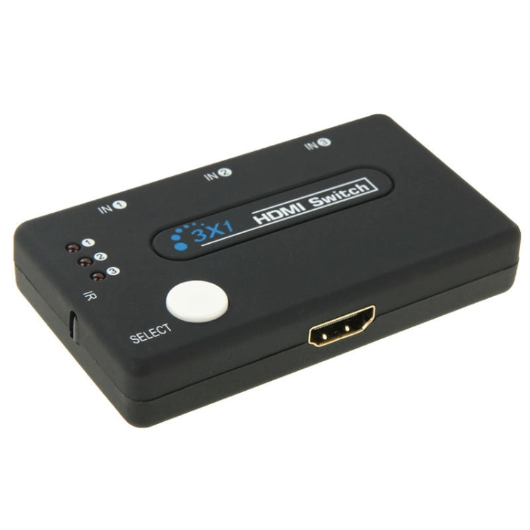 ミニ 3x1 HD 1080P HDMI V1.3 セレクター リモコン付き HDTV / STB / DVD / プロジェクター / DVR用、1x3 HDMI V1.3