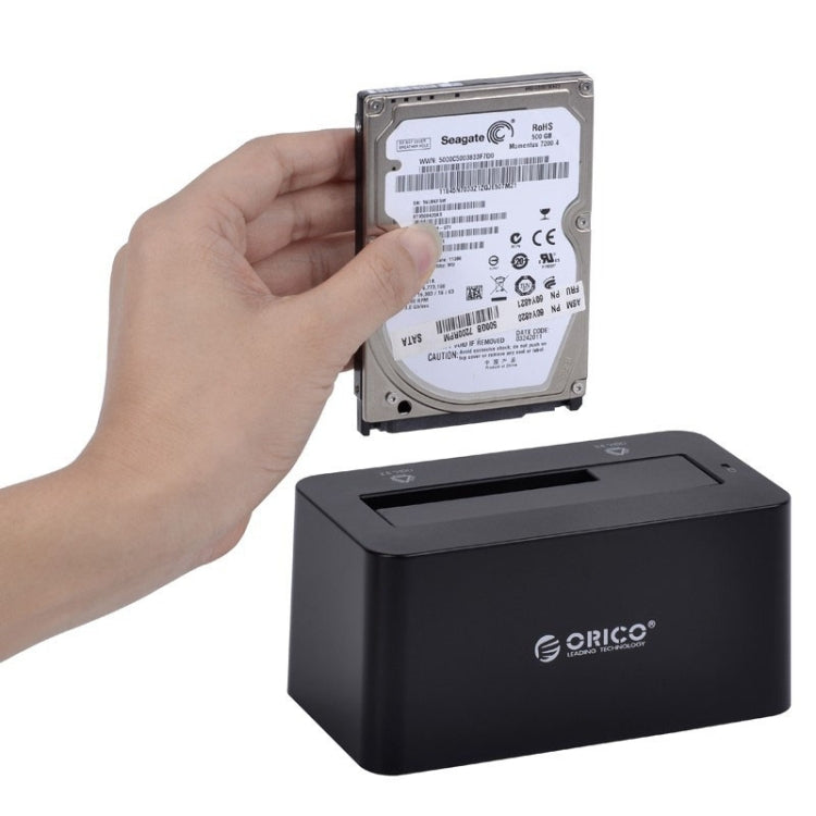ORICO 6619US3 5Gbps スーパー スピード USB 3.0 to SATA ハードドライブドッキングステーション 2.5インチ / 3.5インチハードドライブ用、6619US3