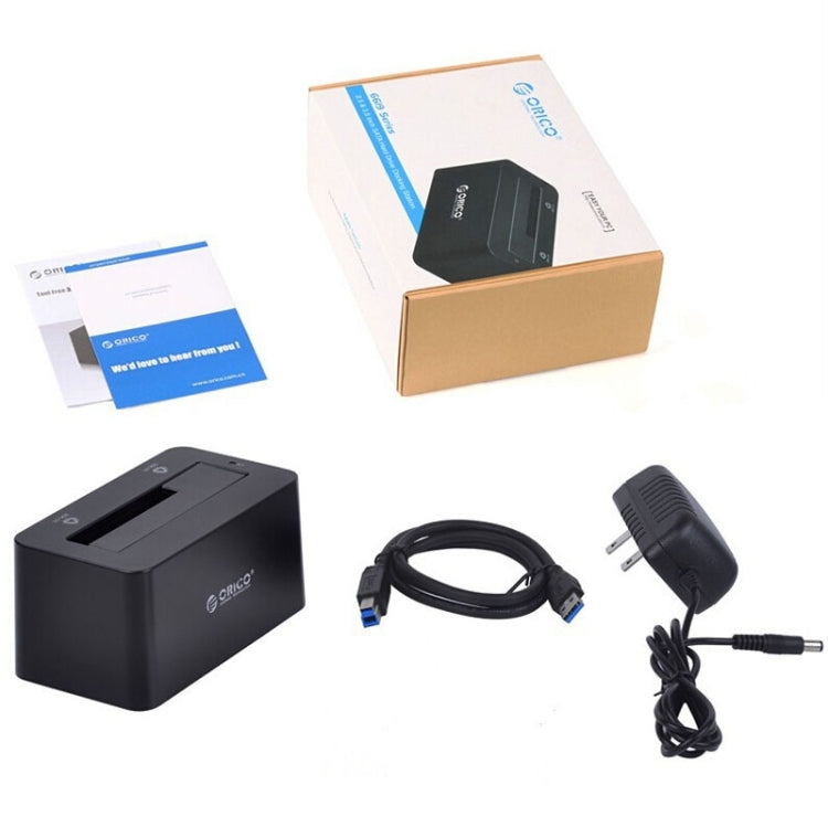 ORICO 6619US3 5Gbps スーパー スピード USB 3.0 to SATA ハードドライブドッキングステーション 2.5インチ / 3.5インチハードドライブ用、6619US3