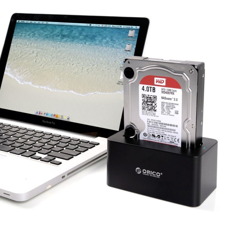 ORICO 6619US3 5Gbps スーパー スピード USB 3.0 to SATA ハードドライブドッキングステーション 2.5インチ / 3.5インチハードドライブ用、6619US3