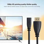 20cm HDMIオス - マイクロHDMIメスアダプターケーブル、HDMIからマイクロHDMIへ