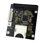 SD/SDHC/MMC - 3.5インチ40ピンオスIDEアダプターカード、SD - 40ピンオスIDE