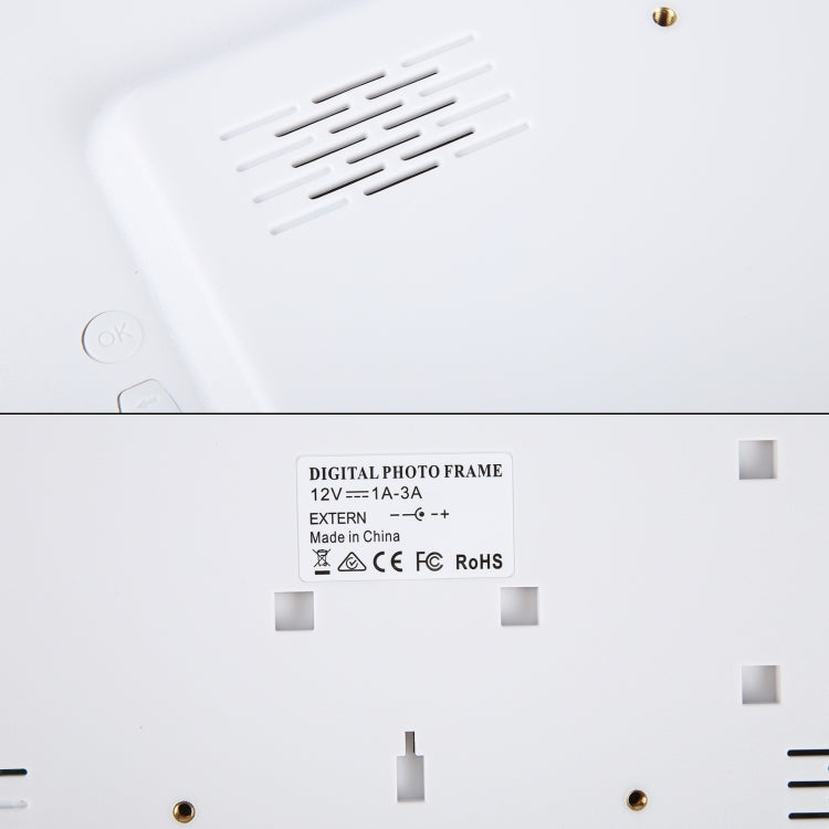17インチ マルチメディア音楽＆映画プレーヤー デジタルフォトフレーム リモコン付き、Mstar V59プログラム、USB / SDカード / HDポート対応、内蔵ステレオスピーカー