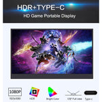 HSD-1330X 13.3 inch 1080P HD Gaming Portable Narrow Side Display, 13.3 inch