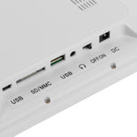 12インチLEDディスプレイ マルチメディア デジタルフォトフレーム ホルダー付き 音楽＆ムービープレーヤー対応 USB / SD / Micro SD / MMC / MS / XDカード入力対応