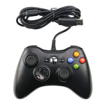 USB 2.0 有線コントローラーゲームパッド XBOX360用 プラグアンドプレイ ケーブル長さ: 2.5m XBOX360対応（ブラック）