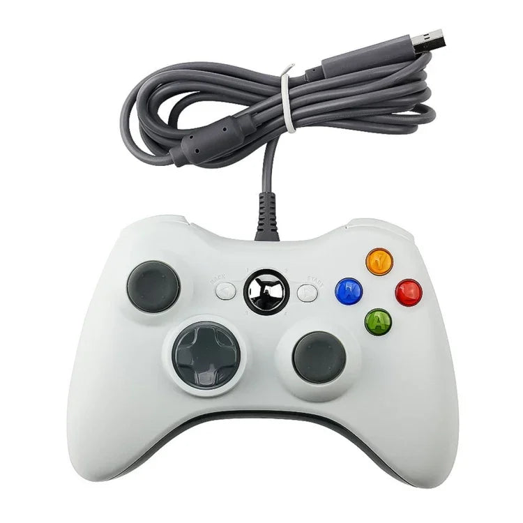 USB 2.0 有線コントローラーゲームパッド XBOX360用 プラグアンドプレイ ケーブル長さ: 2.5m XBOX360対応（ブラック）