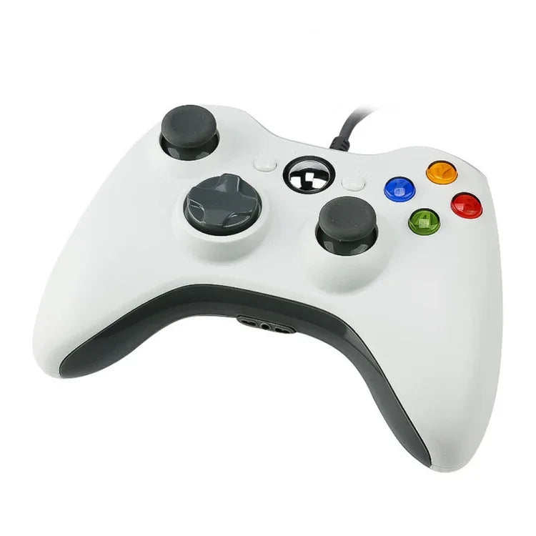 USB 2.0 有線コントローラーゲームパッド XBOX360用 プラグアンドプレイ ケーブル長さ: 2.5m XBOX360対応（ブラック）