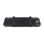 フルHD 1080P 4.3インチスクリーン表示デュアルカメラ車両DVR、140度広角視野、ナイトビジョン／駐車監視／ループ録画／動体検知／Gセンサー／TFカード対応、4.3インチ