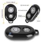 BRCMCOMチップユニバーサルBluetooth 3.0リモートシャッターカメラコントロールセルフタイマー、ホワイト、ブラック