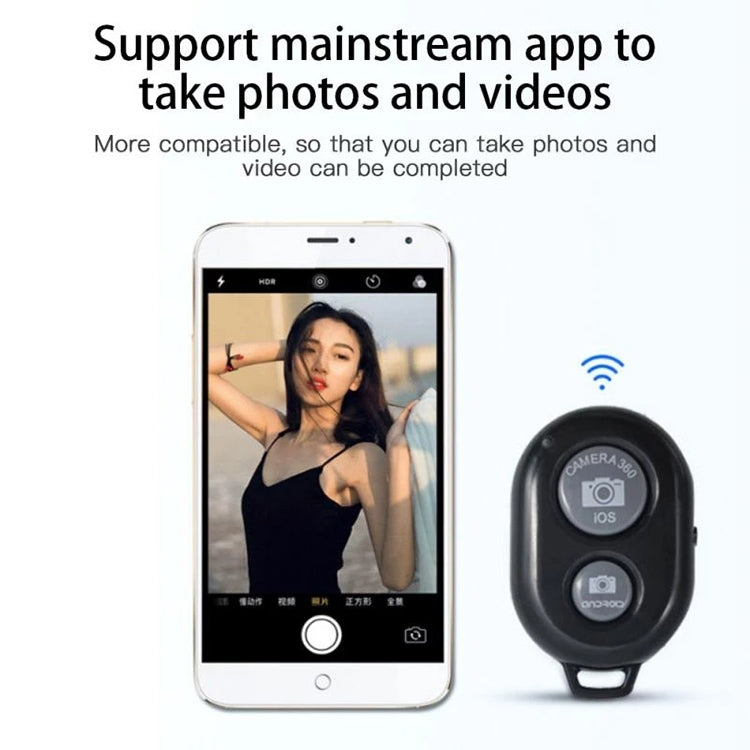 BRCMCOMチップユニバーサルBluetooth 3.0リモートシャッターカメラコントロールセルフタイマー、ホワイト、ブラック