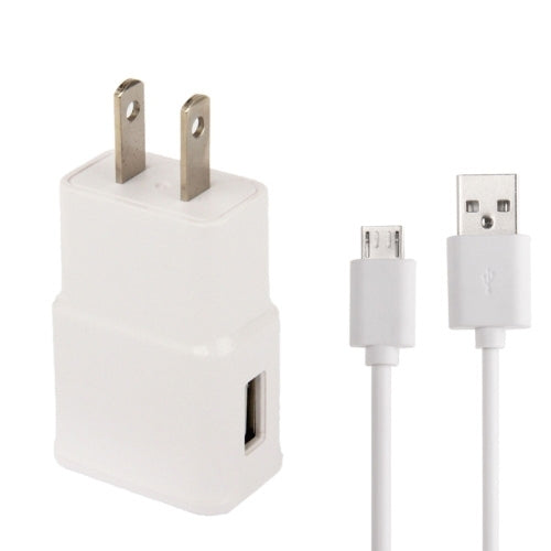 マイクロ5ピンUSB同期ケーブル＋USプラグ トラベルチャージャー