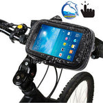 自転車ハンドルバーマウントホルダー 防水／防砂／防雪／防塵ジッパータッチバッグ、Galaxy Note III／N9000 & Mega 6.3／i9200対応、Note III用