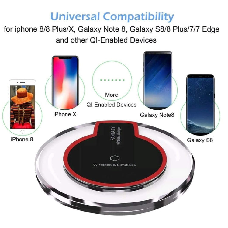 FANTASY Qi規格 ワイヤレス充電器、FANTASY ブラック