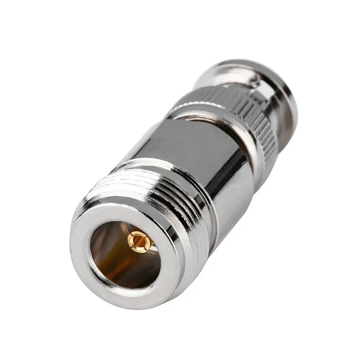 ニッケルメッキ UG-255/U BNCプラグからUHFジャックコネクター、BNCからUHF