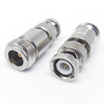 ニッケルメッキ UG-255/U BNCプラグからUHFジャックコネクター、BNCからUHF