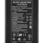EUプラグ 12V 4A / 8チャンネル DVR AC電源アダプター、出力先端：5.5 x 2.5mm、AUプラグ 12V 4A、UKプラグ 12V 4A、USプラグ 12V 4A、EUプラグ 12V 4A