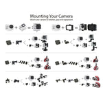 H9 4K ウルトラHD1080P 12MP 2インチLCDスクリーン WiFiスポーツカメラ、170度広角レンズ、30m防水、H9 4K（ブラック）