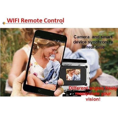 H9 4K ウルトラHD1080P 12MP 2インチLCDスクリーン WiFiスポーツカメラ、170度広角レンズ、30m防水、H9 4K（ブラック）