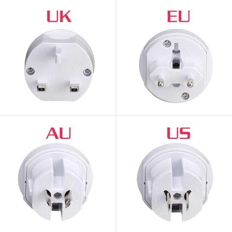 オールインワン EU + AU + UK + USプラグ トラベルユニバーサルアダプター