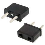 US / AUプラグからEUプラグへ AC壁用ユニバーサルトラベル電源ソケットプラグアダプター、US / AUからEUプラグ（長方形）