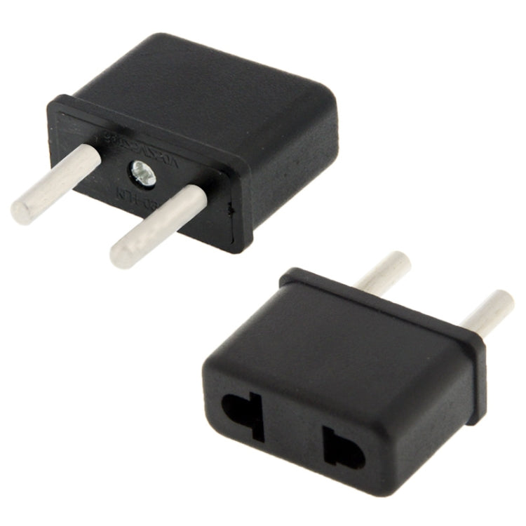US / AUプラグからEUプラグへ AC壁用ユニバーサルトラベル電源ソケットプラグアダプター、US / AUからEUプラグ（長方形）