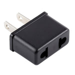 US & EU & AUプラグからUSプラグへ AC壁用ユニバーサルトラベル電源ソケットプラグアダプター、US & EU & AUからUSプラグ