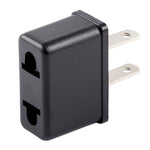 US & EU & AUプラグからUSプラグへ AC壁用ユニバーサルトラベル電源ソケットプラグアダプター、US & EU & AUからUSプラグ