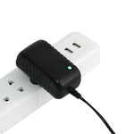UKプラグ AC 100-240V から DC 12V 1A 電源アダプター、先端：5.5 x 2.1mm、ケーブル長：約90cm、DC 12V 1A、UKプラグ