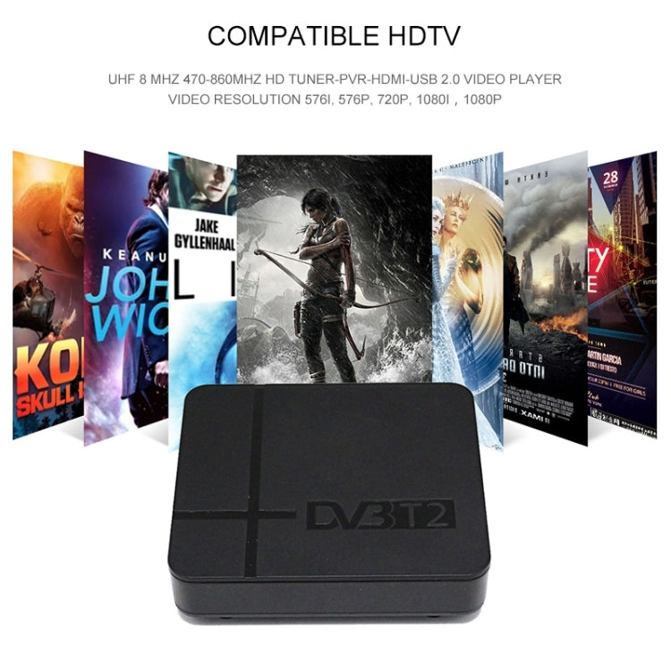 ミニ地上波受信機 HD DVB-T2 セットトップボックス USB / HDMI / MPEG4 / H.264対応