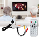 USBアナログテレビスティック、PCでアナログテレビ視聴、AV入力付き、グローバル対応、テレビスティック