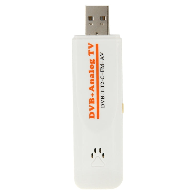 ミニデジタルUSB 2.0デュアルモジュールDVBアナログテレビスティック、FM＋AV＋DVB-T/T2/C対応、DVB-T/T2/C
