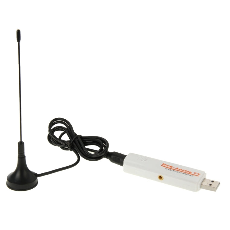 ミニデジタルUSB 2.0デュアルモジュールDVBアナログテレビスティック、FM＋AV＋DVB-T/T2/C対応、DVB-T/T2/C